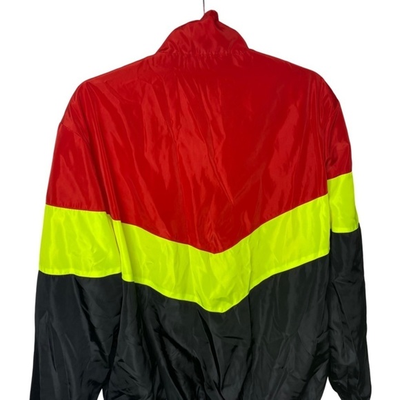 𝅺RETRO Track Full-Zip Jacket - Red/Yellow/Black - Large - Picture 10 of 11